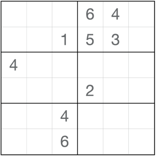 Anti-knight Sudoku6x6