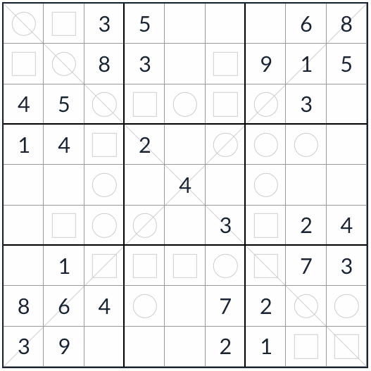 Diagonal Even-Odd Sudoku