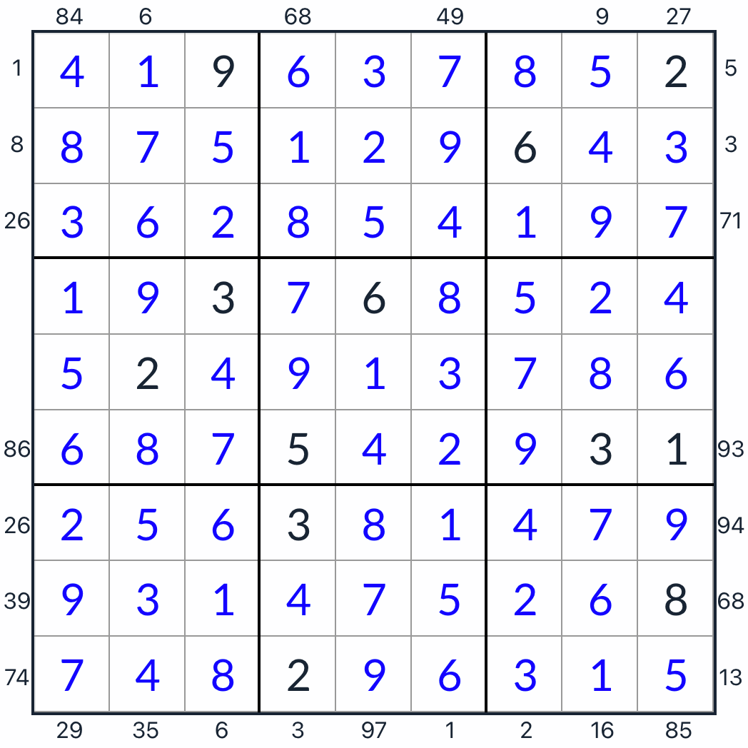 Anti-king Outside Sudoku solution